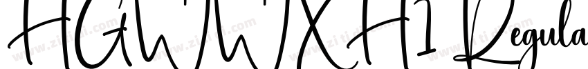 HGWWXH1 Regular字体转换 HGWWXH1 Regular字体转换